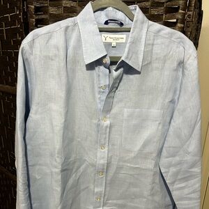 Teddy Stratford Zip-Fit Light Blue Men's Shirt